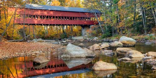 Swift River Covered Bridge in Conway, NH