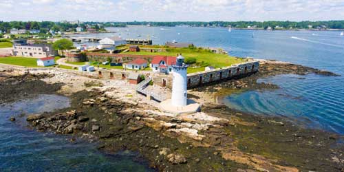 Portsmouth Harbor, NH Lighthouse and Fort