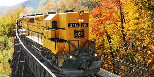 Conway Scenic Railroad - Photo Credit - NH Dept. of Travel & Tourism Dev. and Craig Harrison