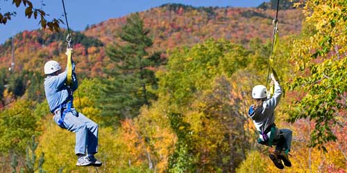 Zipline Tours in New Hampshire - Photo Credit Shutterstock