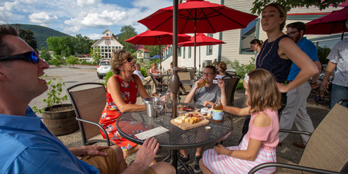 Outdoor Cafe - Seven Birches Winery - Lincoln, NH