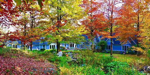 Fall Foliage at Stone Hill Inn in Stowe, VT