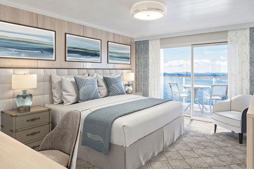 Stateroom View on American Patriot ship - American Cruise Lines
